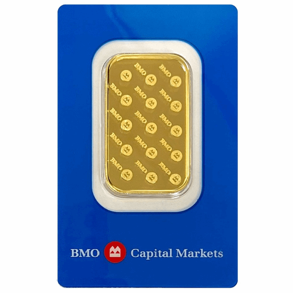 1 OZ GOLD BAR BANK OF MONTREAL 