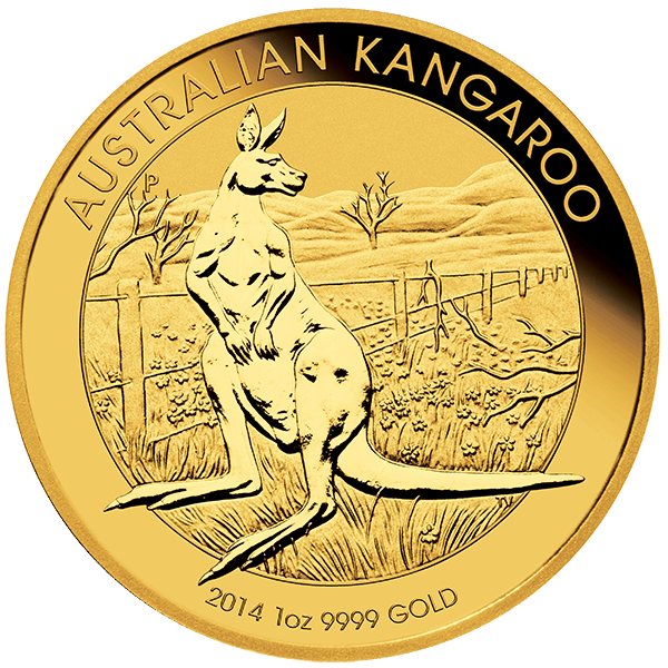 1 OZ AUSTRALIAN GOLD KANGAROO (IN PLASTIC) 1