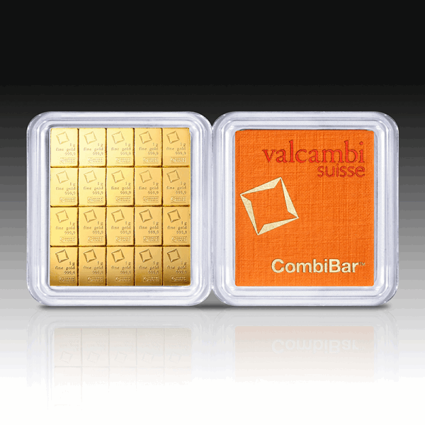 20 GRAM GOLD COMBI BAR VALCAMBI 