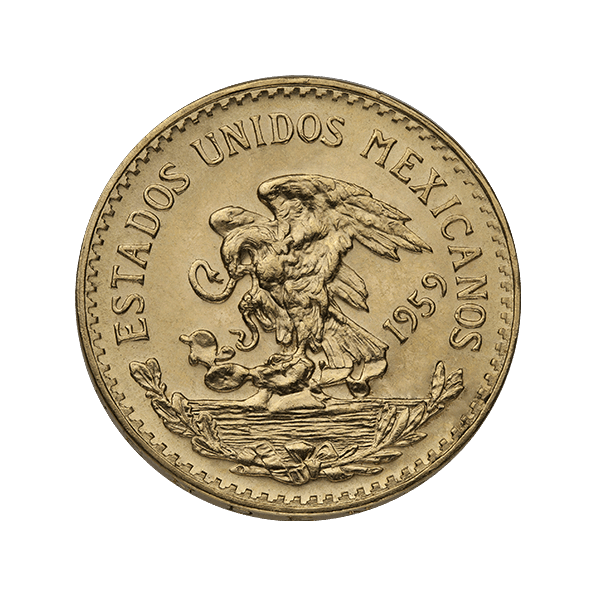 20 PESO MEXICAN GOLD COIN  Reverse