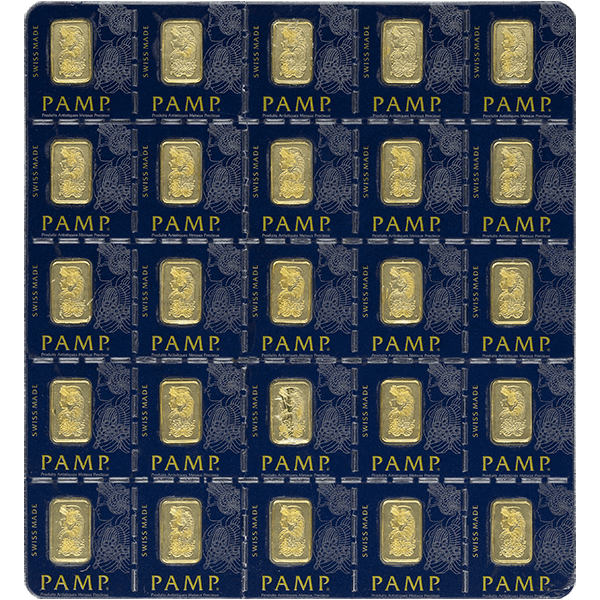 25 GRAM GOLD MULTIGRAM PAMP 