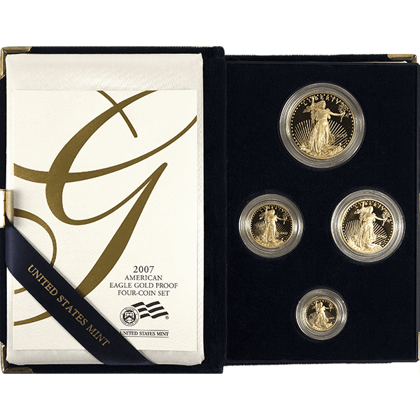 AMERICAN GOLD EAGLE 4-PIECE PROOF SET 