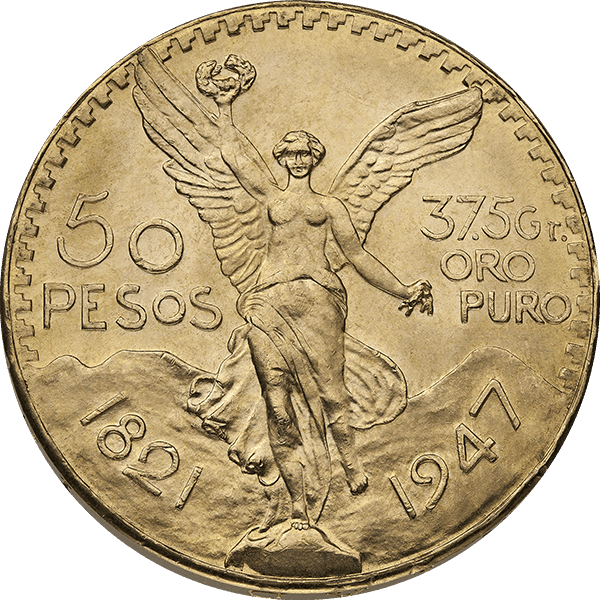 50 PESO MEXICAN GOLD COIN 