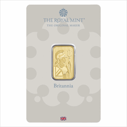 5 GRAM GOLD BAR BRITANNIA 