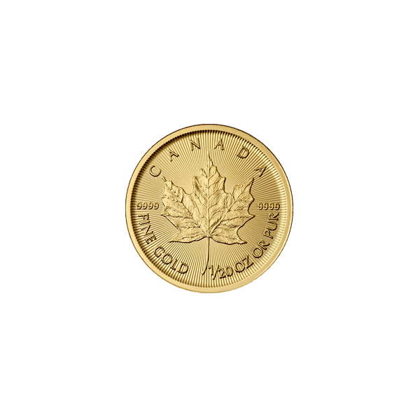 1/20 OZ CANADIAN GOLD MAPLE LEAF