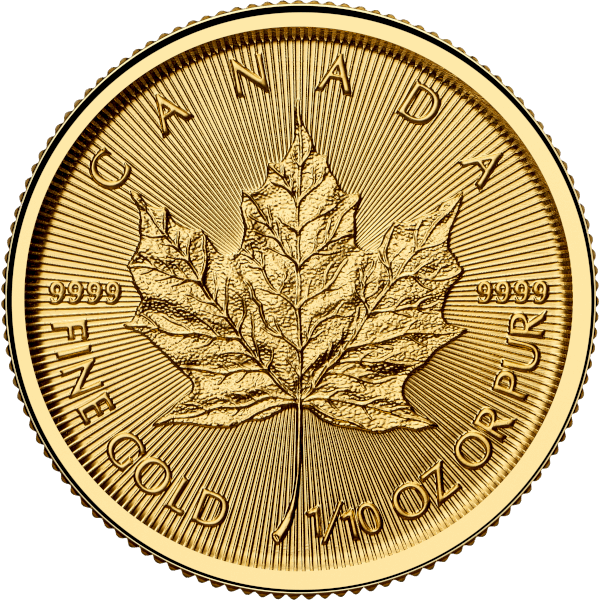 2026 1/10 OZ CANADIAN GOLD MAPLE LEAF 