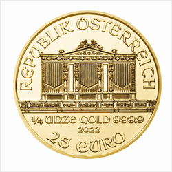 2022 1/4 OZ AUSTRIAN GOLD PHILHARMONIC
