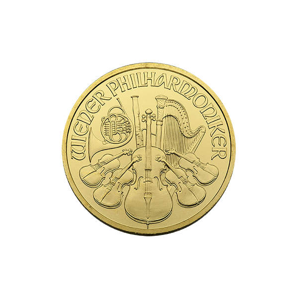 1/4 OZ AUSTRIAN GOLD PHILHARMONIC