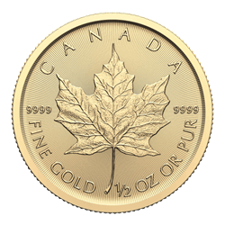 2024 1/2 OZ CANADIAN GOLD MAPLE LEAF 