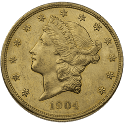 $20 U.S. GOLD LIBERTY AU 