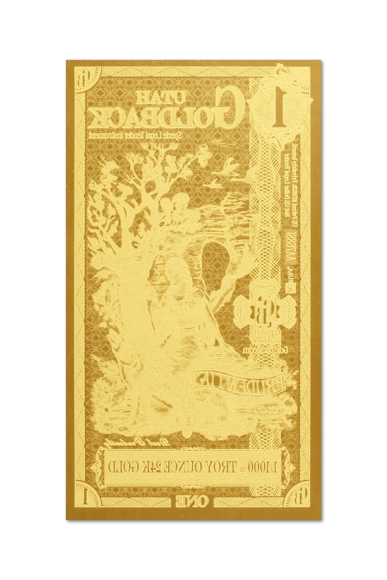 Utah 1 Goldback image 2