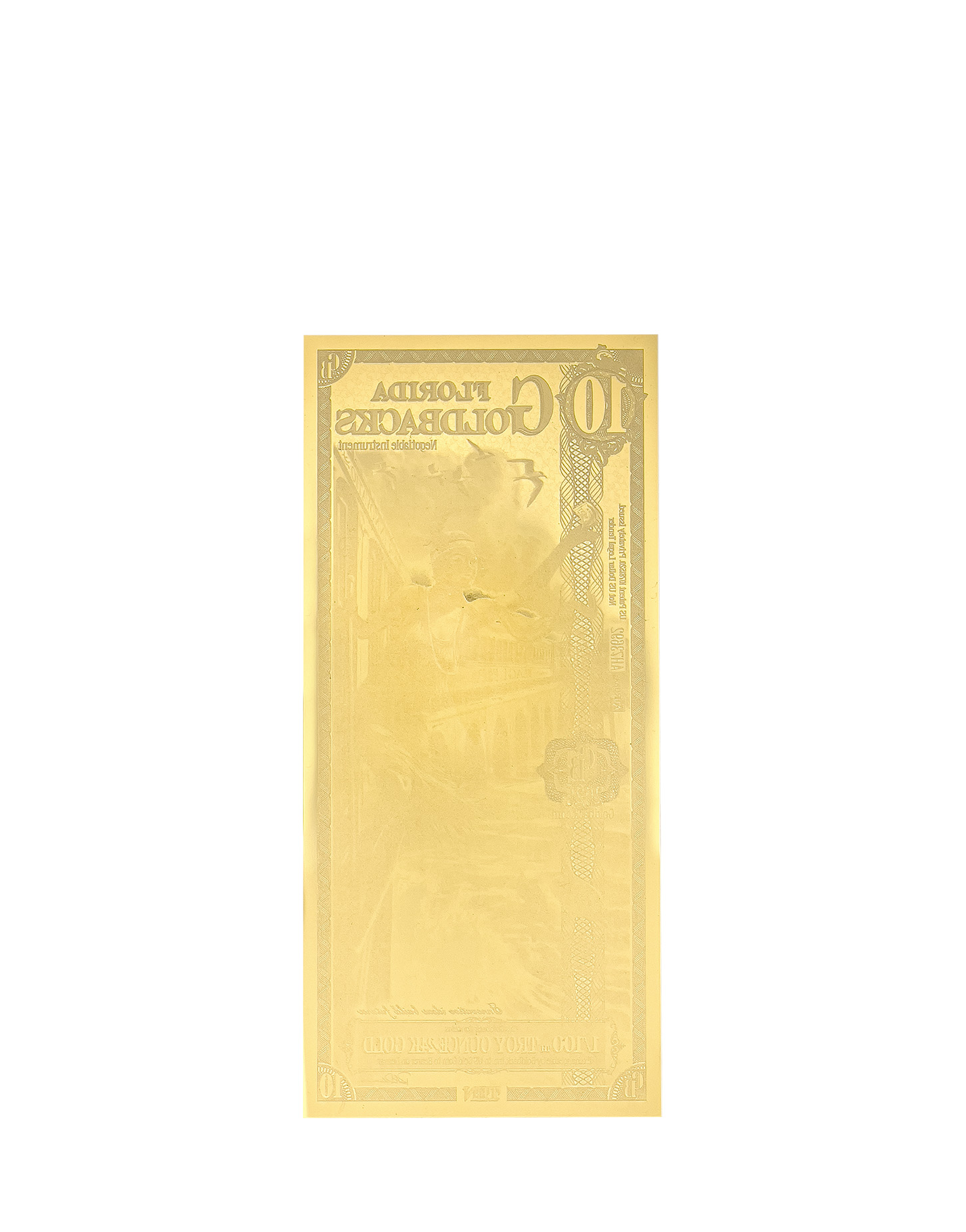 Florida 10 Goldback  other side