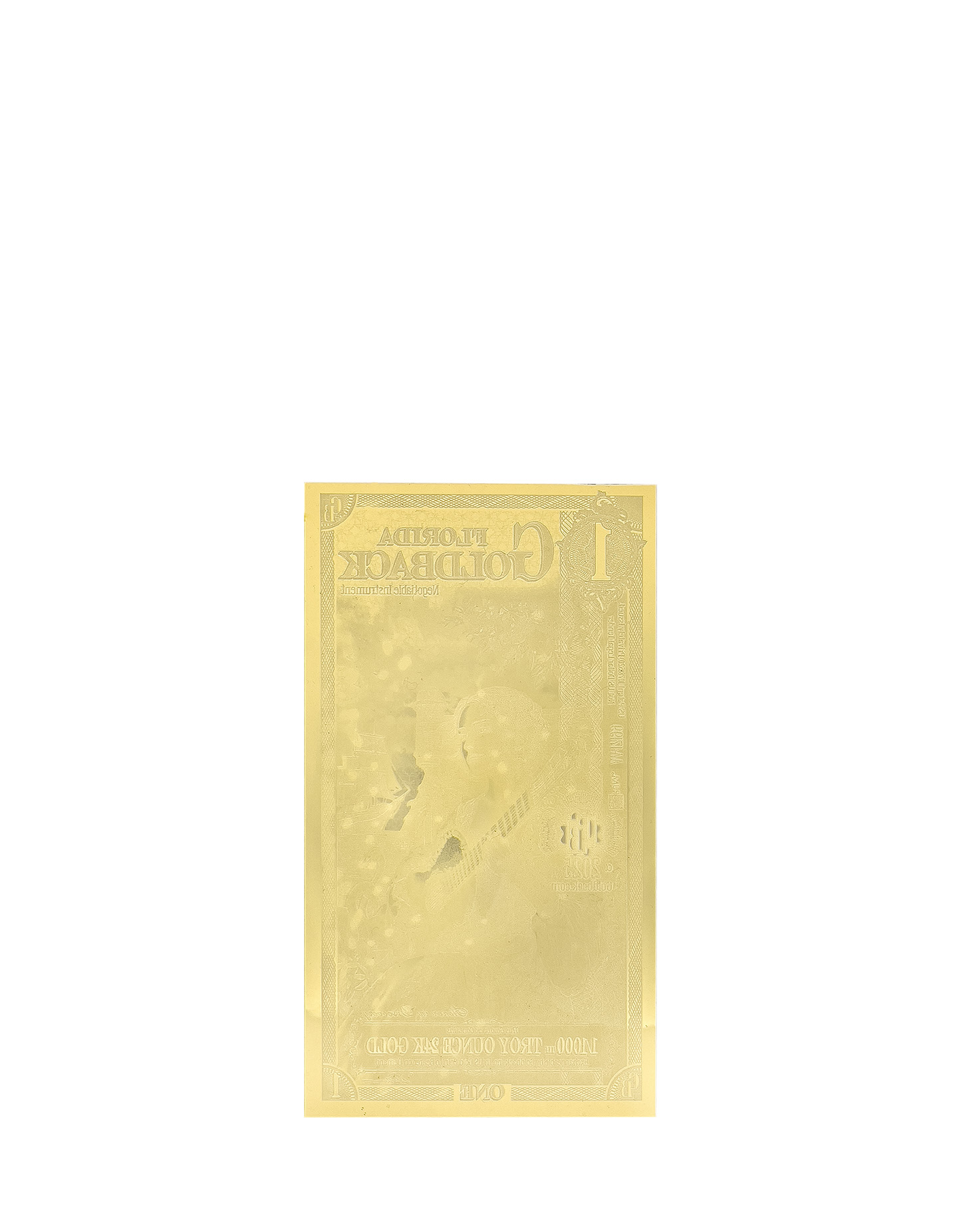 Florida 1 Goldback  other side