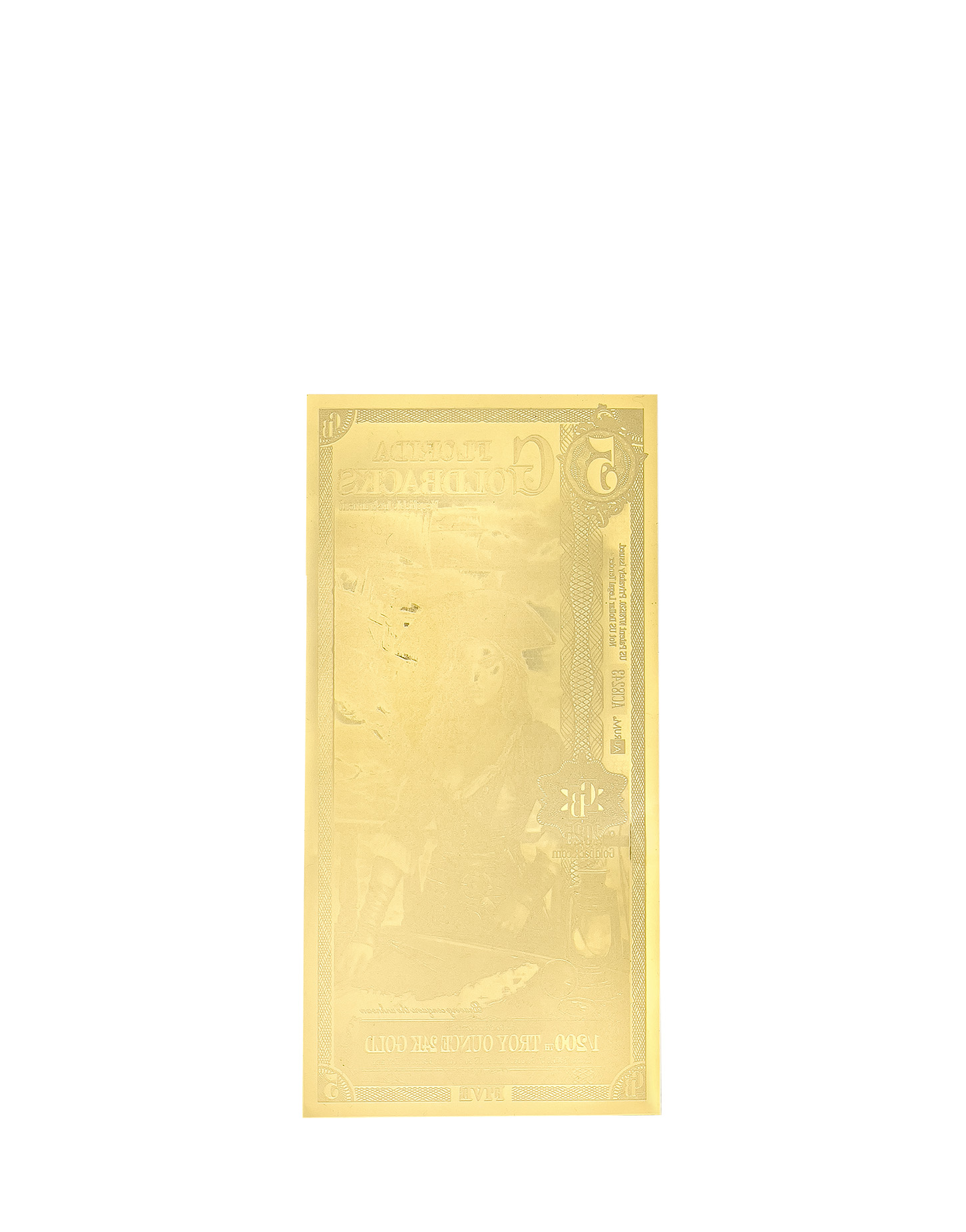 Florida 5 Goldback  other side