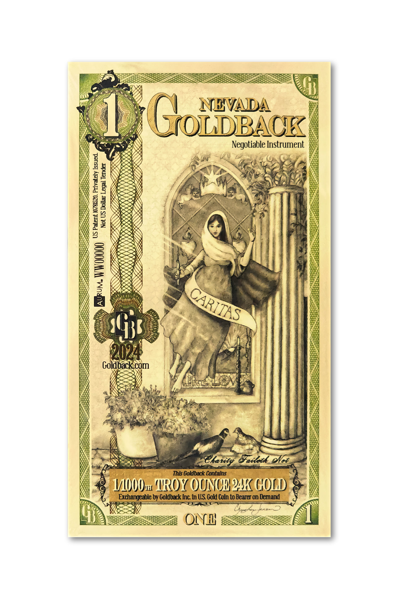 Nevada 1 Goldback 