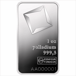 1 OZ PALLADIUM BAR VALCAMBI 