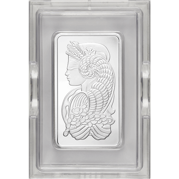 10 OZ PLATINUM BAR PAMP 