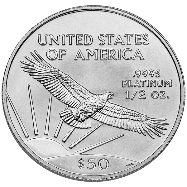 1/2 OZ AMERICAN PLATINUM EAGLE 