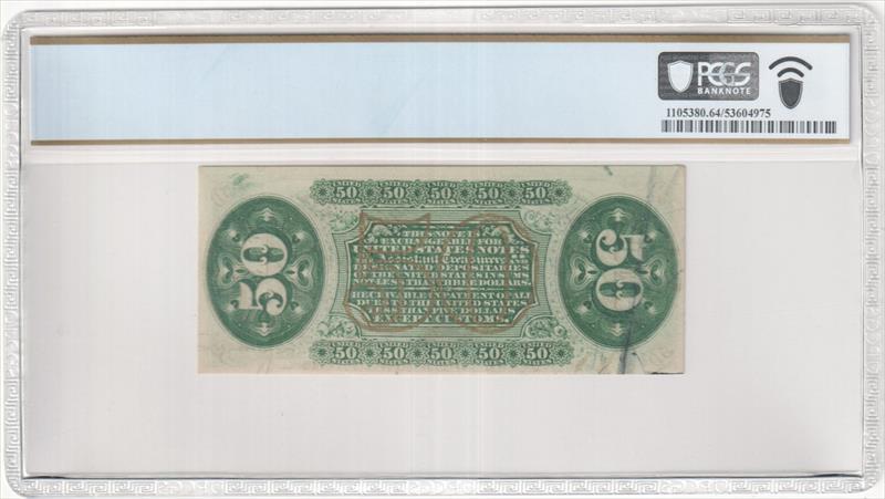 Fr. 1333 50 Cent Third Issue Fractional Currency PCGS  64 PPQ