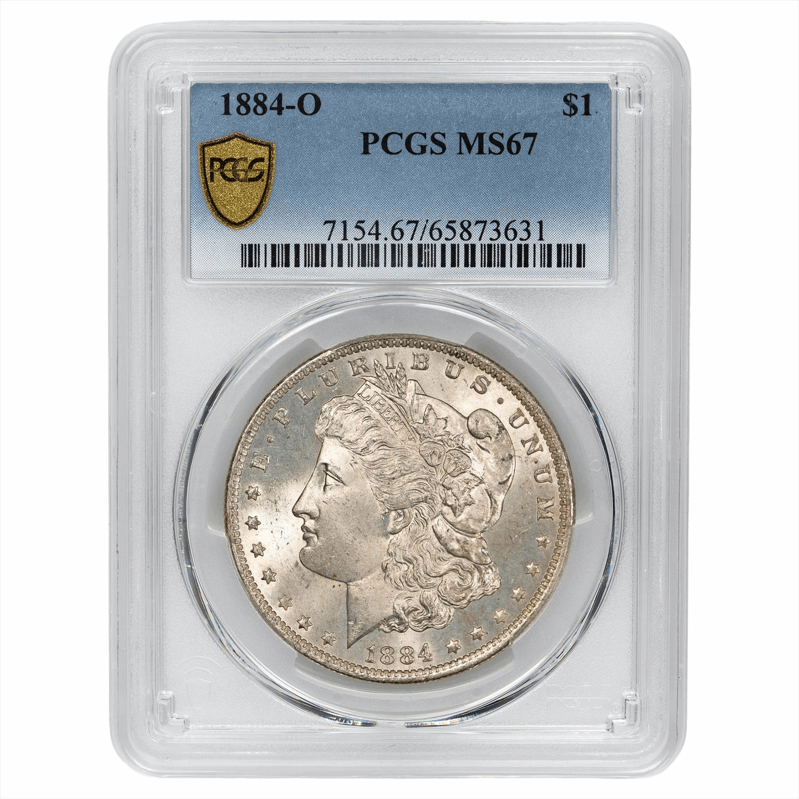 1884-O Morgan Dollar $1 PCGS MS 67 