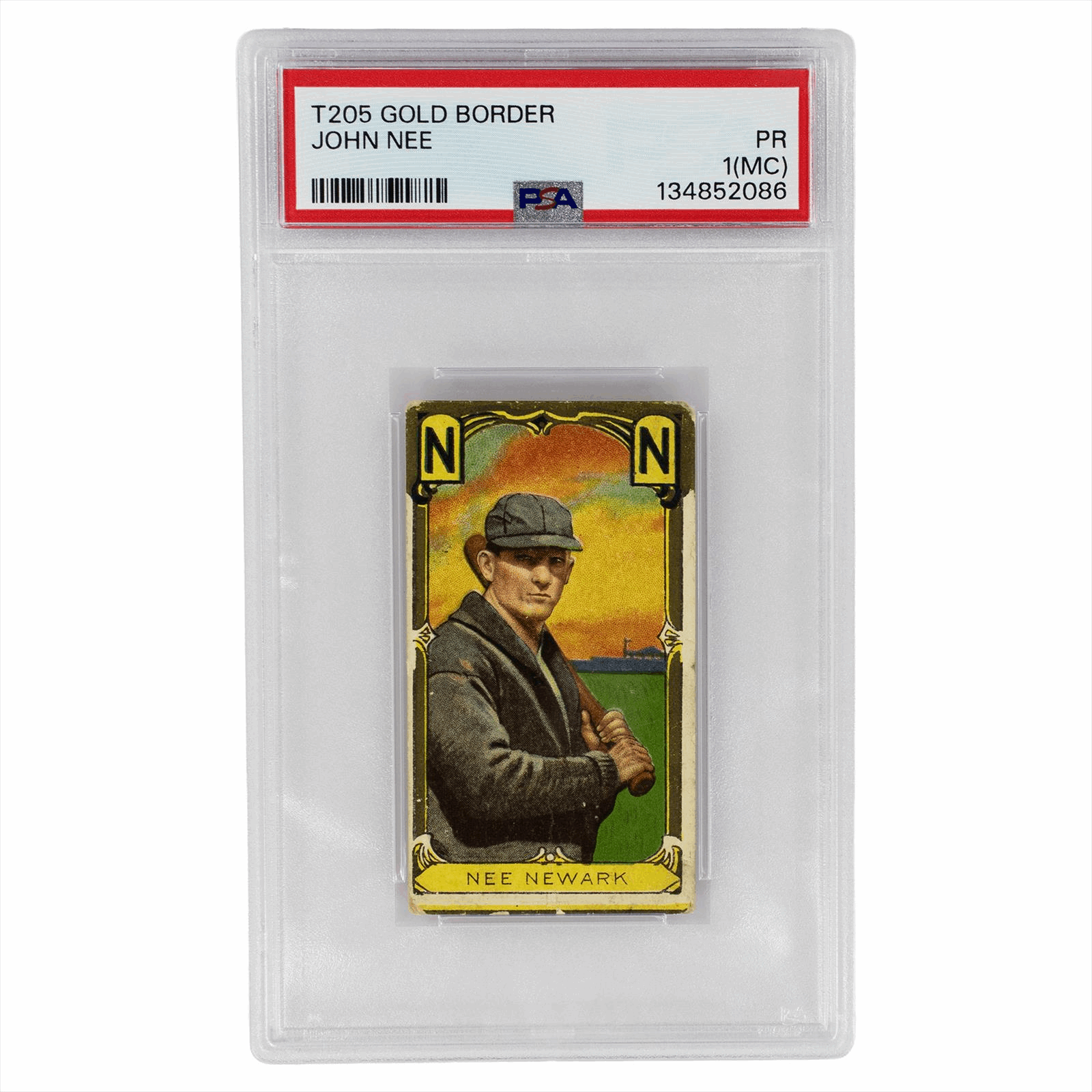 1911 T205 Gold Border John Nee PSA PR 1 (MC)