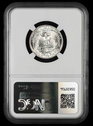 1964 D Washington Quarter NGC MS64 Type C Reverse FS-901 Bill Fivaz Signature Label MS64