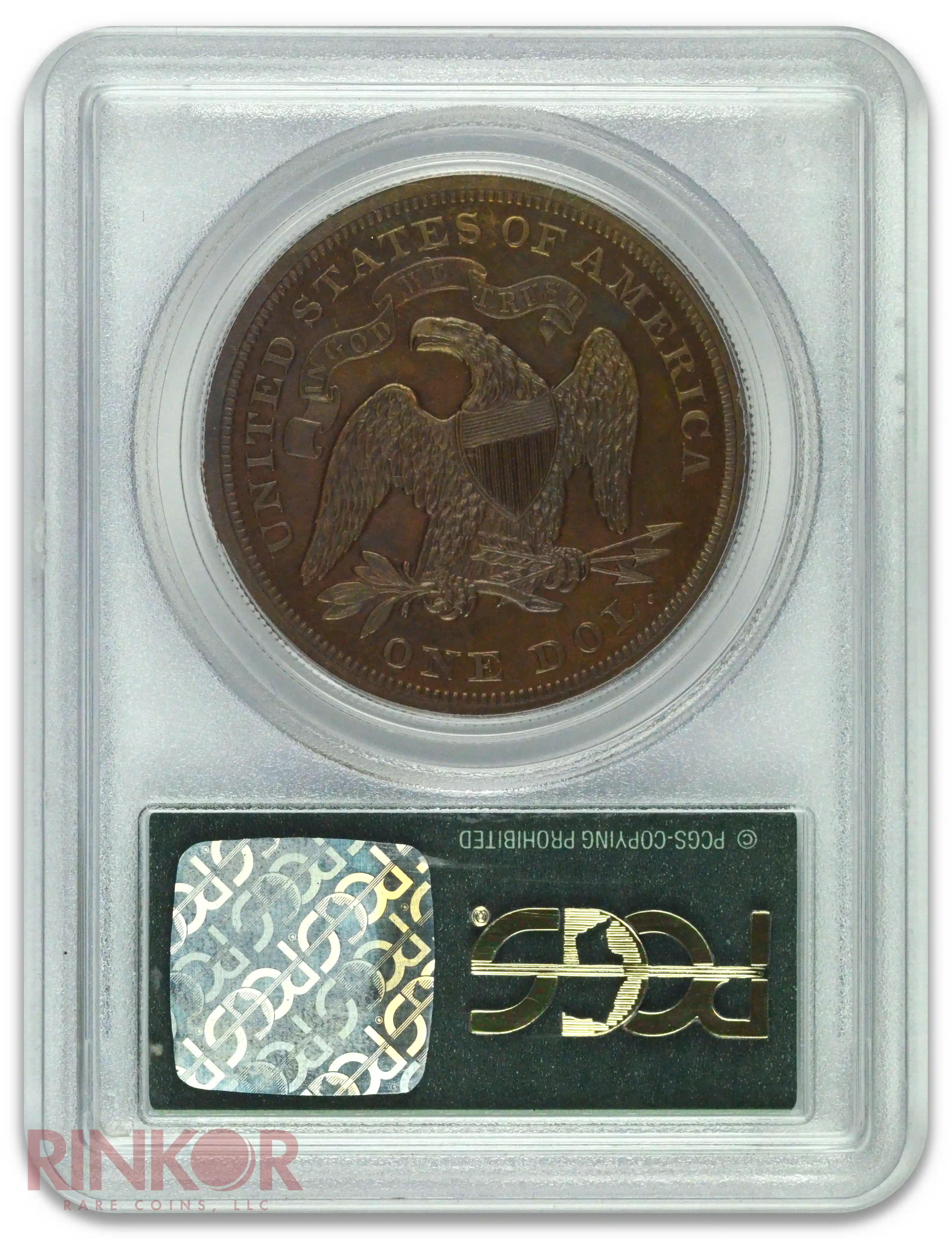 1870 $1 Pattern J-1004 Eliasberg Pedigree PCGS PR 64 BN CAC