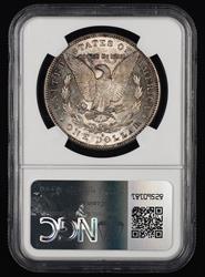 1885 S $1 NGC AU-55
