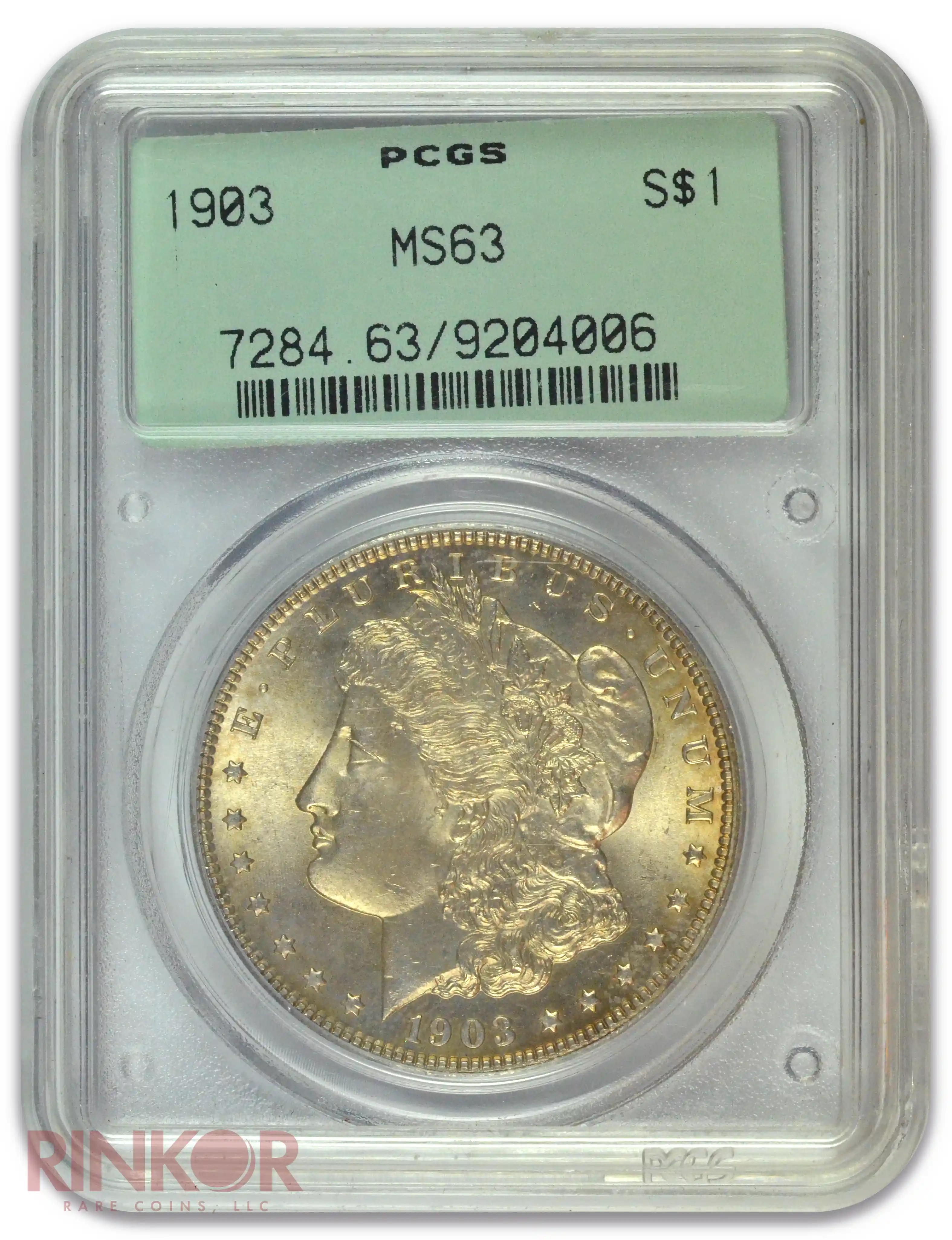 1903 $1 Morgan Dollar PCGS MS 63 