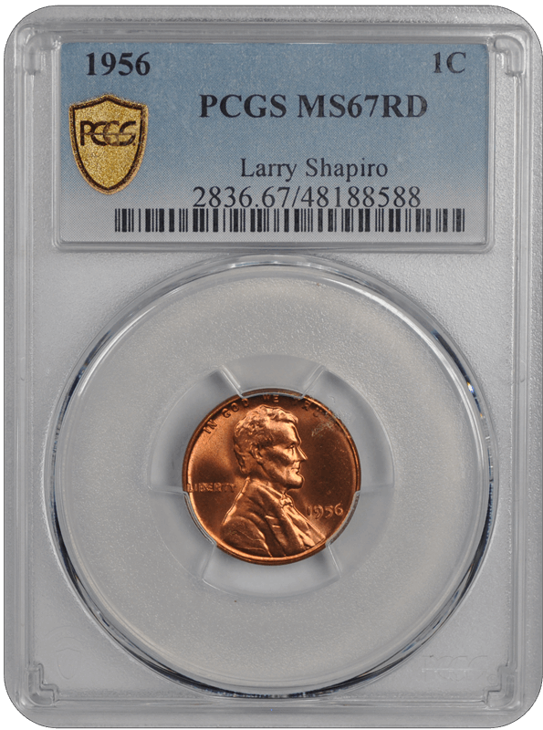 1956 Lincoln PCGS RD 67