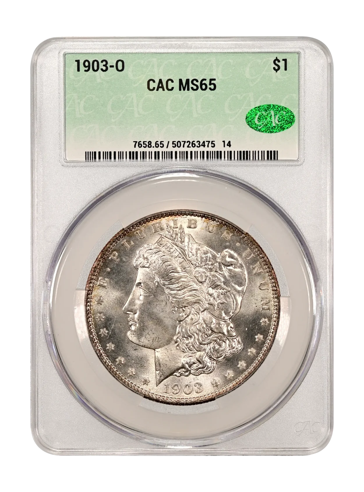1903-O $1 CACG MS 65