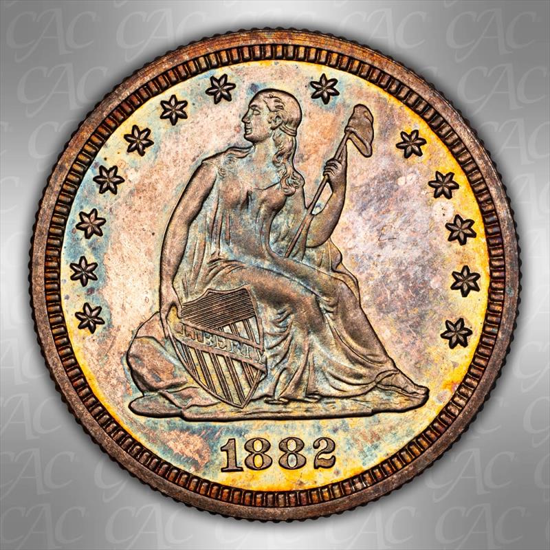 1882 25C CACG PR 64