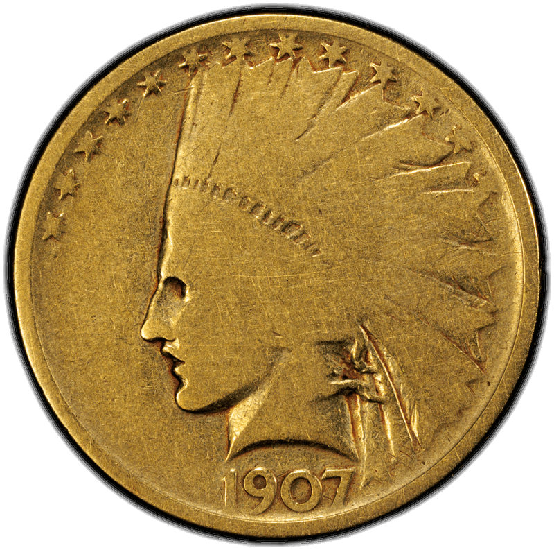 1907 Indian $10 PCGS G4 CAC 