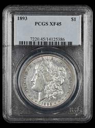 1893 $1 PCGS XF-45