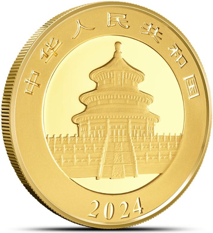 2024 50 Yuan 3gr. Chinese Gold Panda, BU