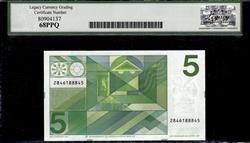 Netherlands Nederlands che Bank 5 Gulden 28.3.1973 Superb Gem New 68PPQ 