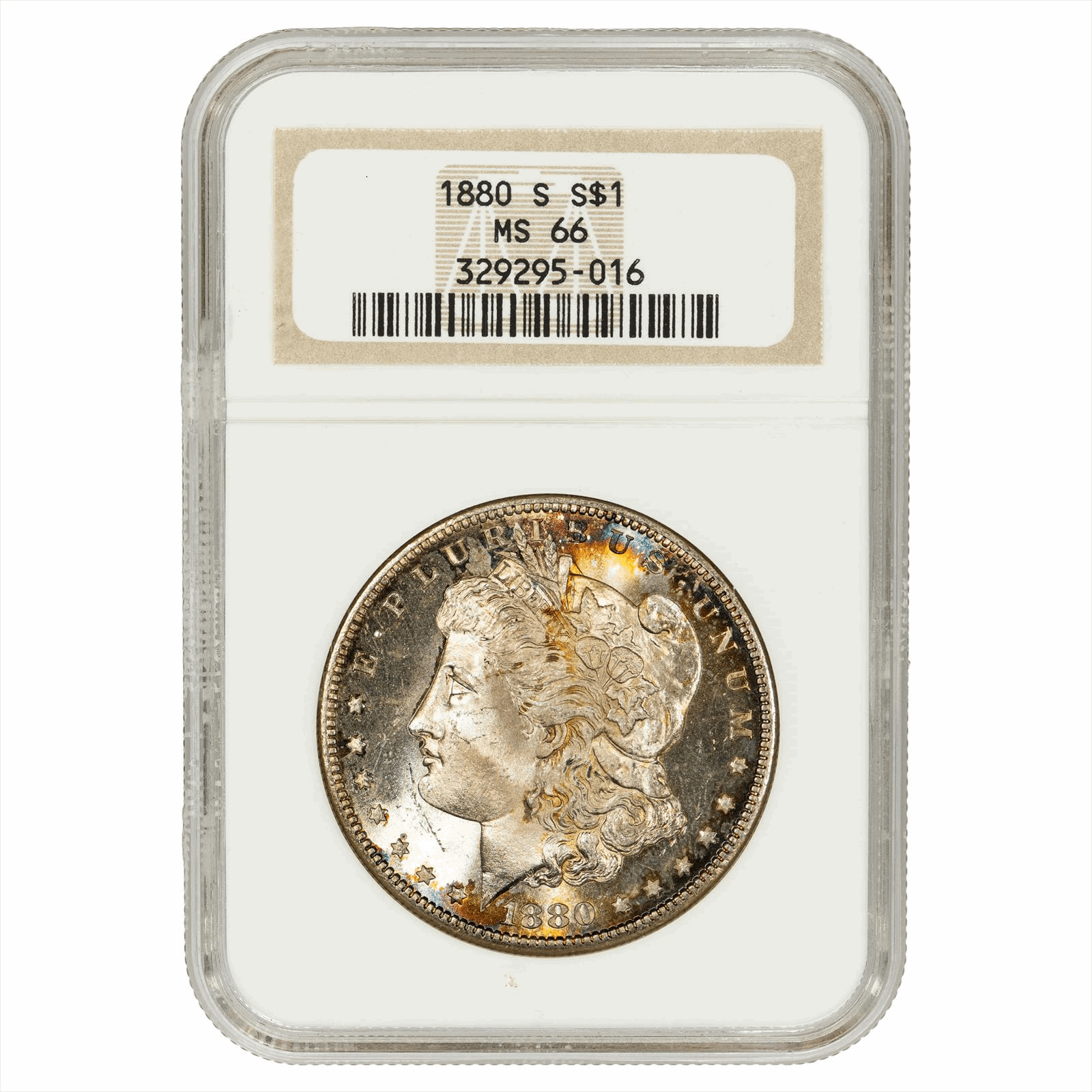 1880-S Morgan Silver Dollar $1 NGC MS 66