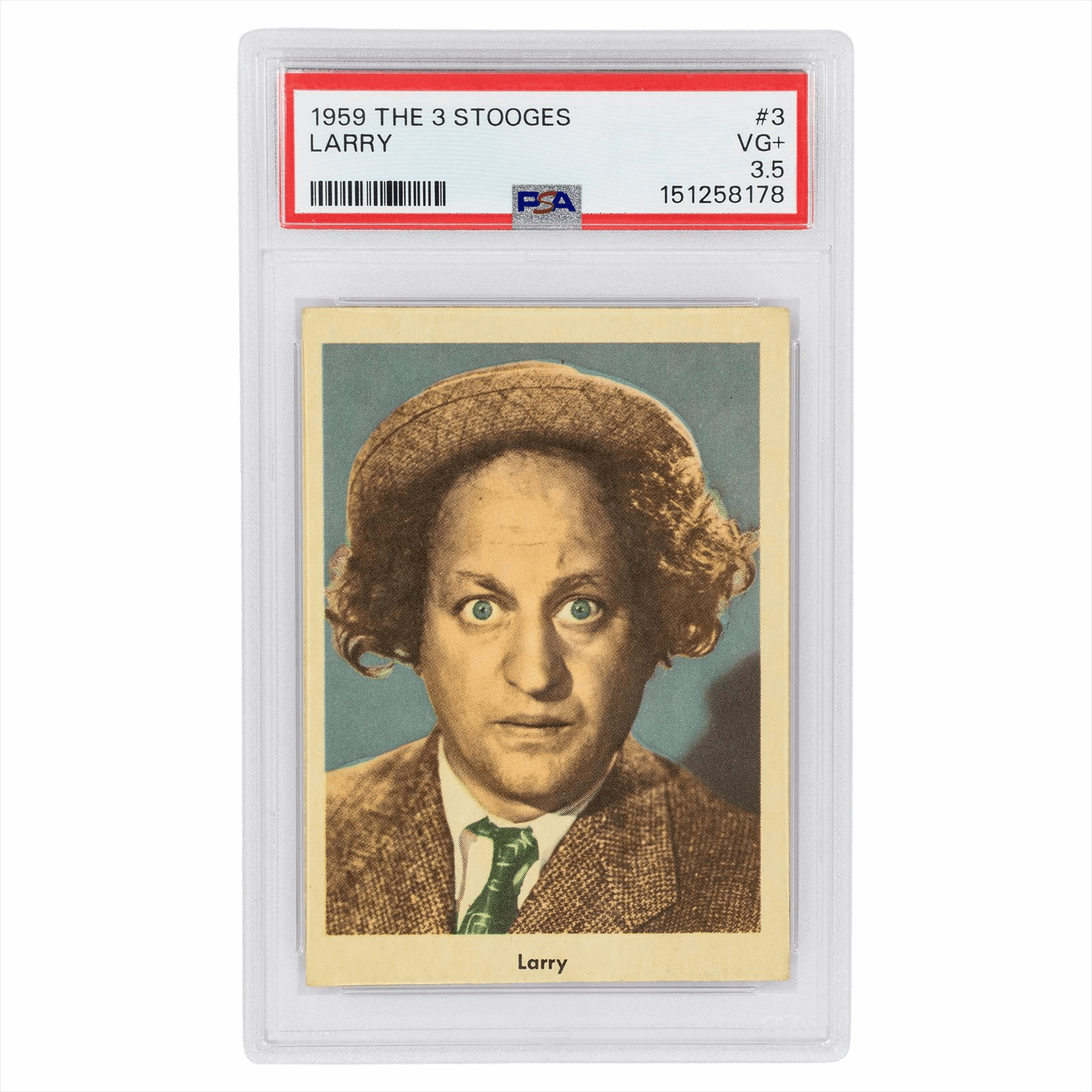 1959 The 3 Stooges Larry #3 PSA VG+ 3.5 Cert #151258178
