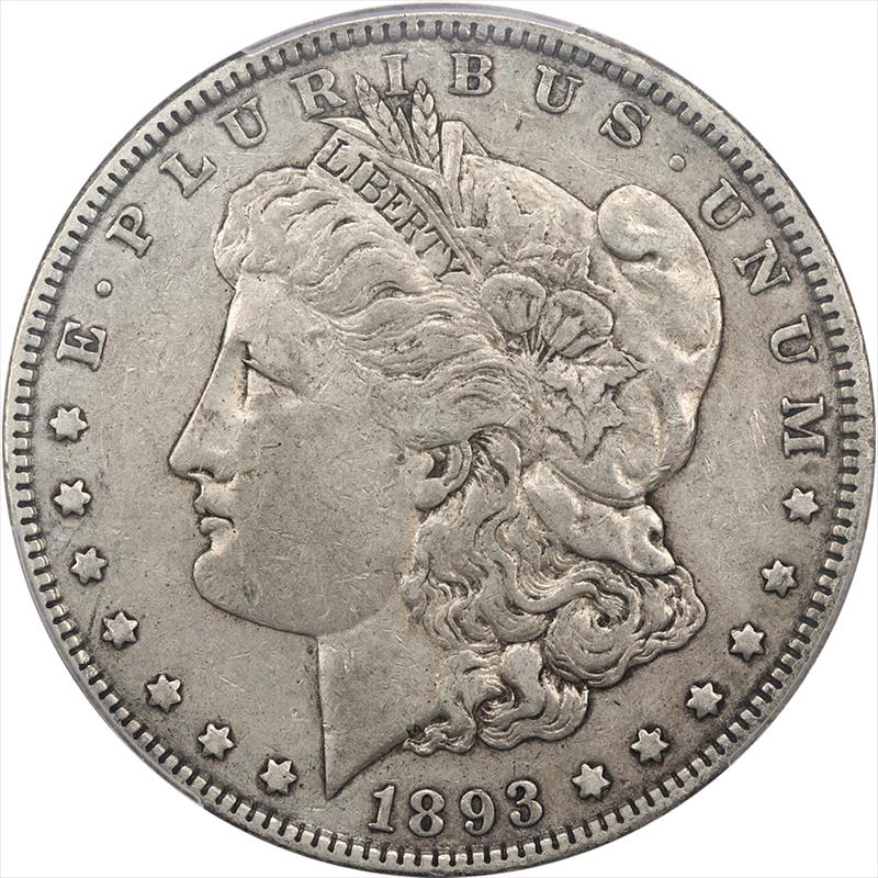 1893 Morgan Silver Dollar $1 PCGS XF 40 CAC - Nice Original Coin