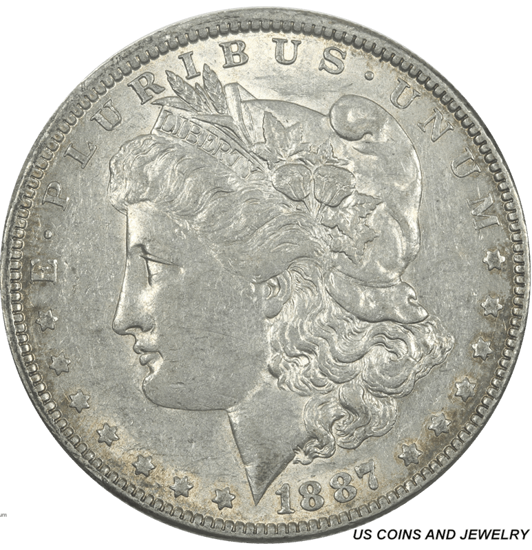 1887-O Morgan Silver Dollar $1 Choice AU