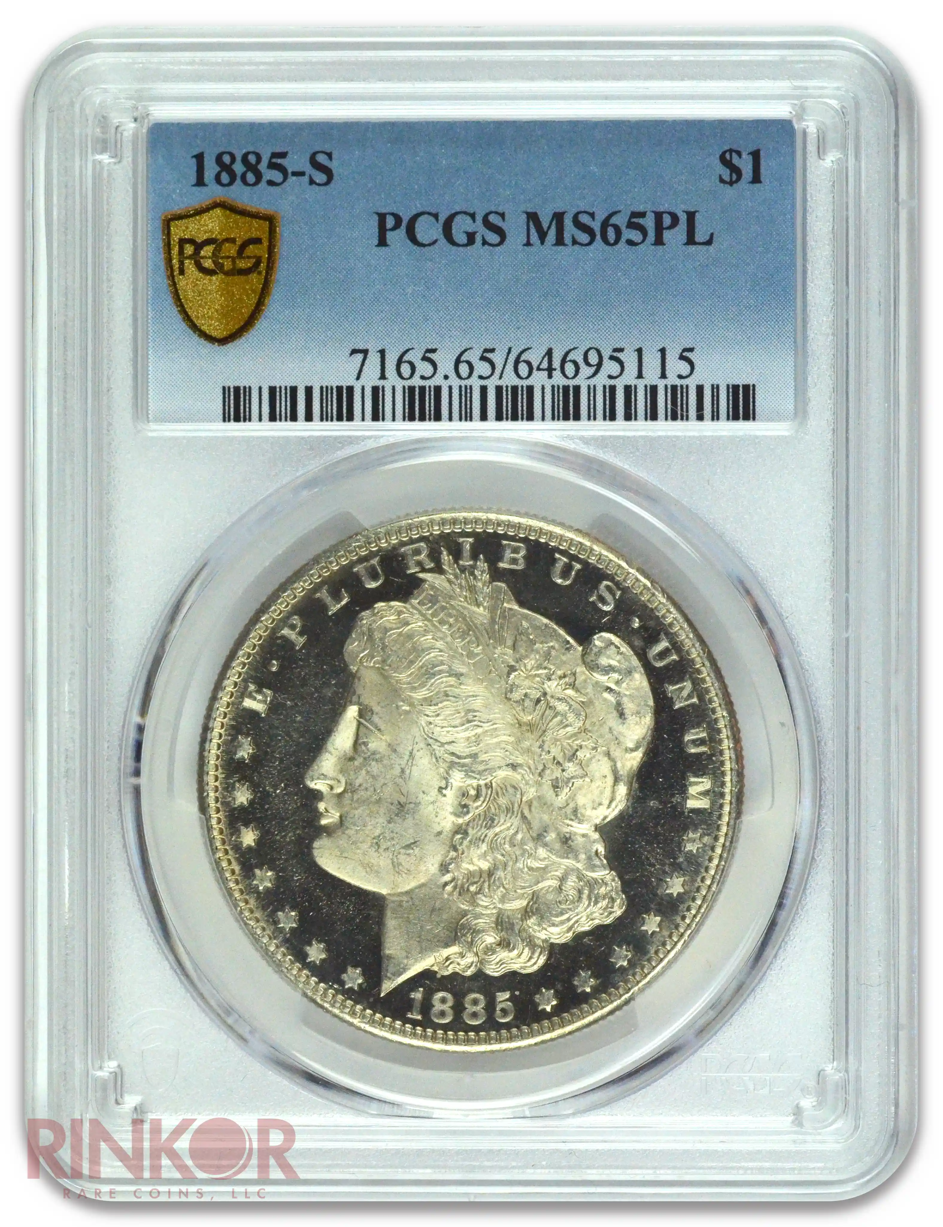 1885-S $1 Morgan Dollar PCGS MS 65 PL