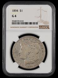 1894 $1 NGC G-04