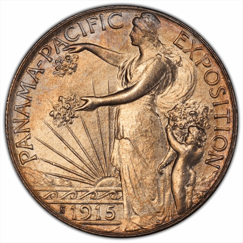 1915-S 50C Panama-Pacific PCGS MS 65 CAC