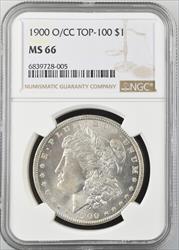 1900-O/CC $1 NGC MS66