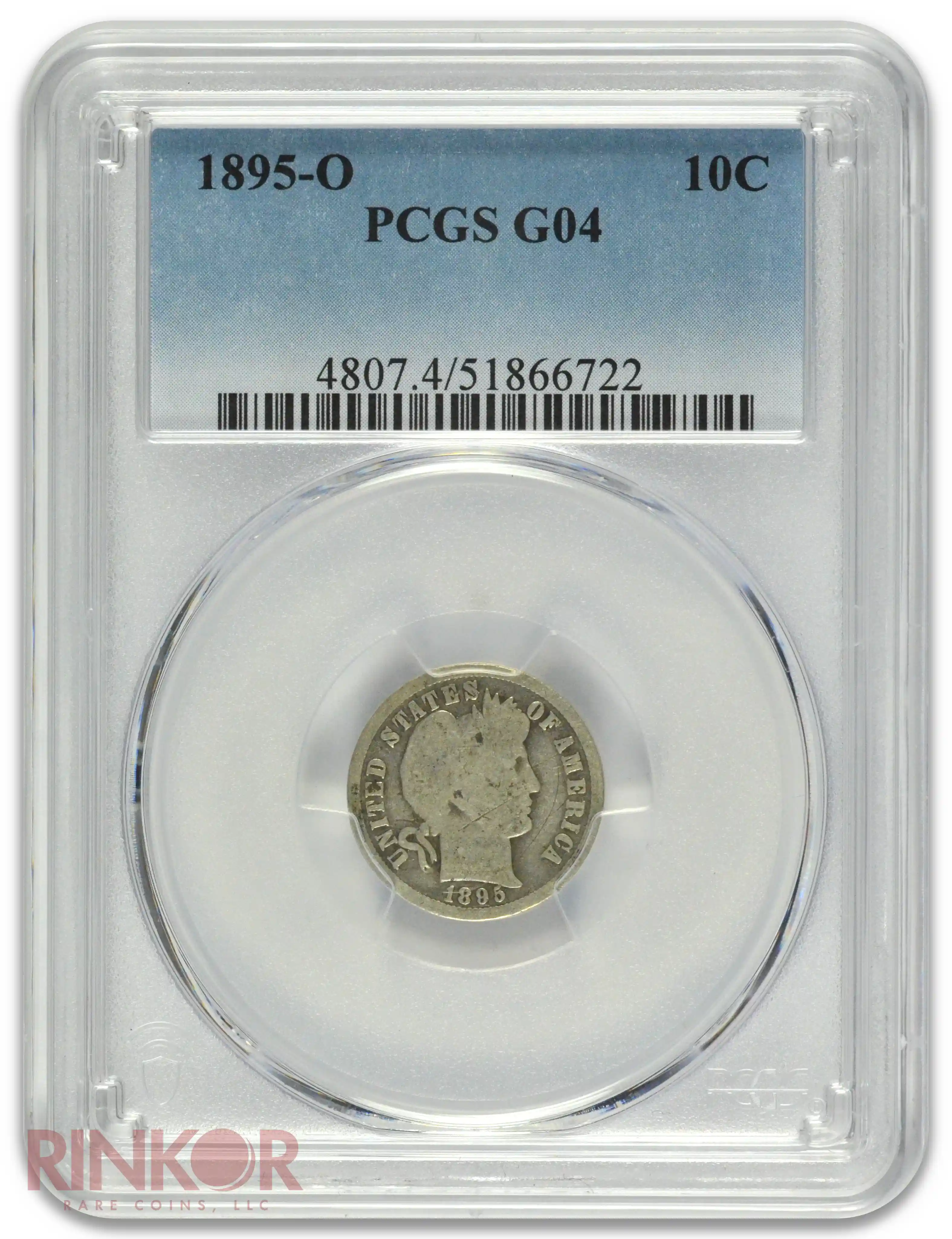 1895-O Barber PCGS G-04