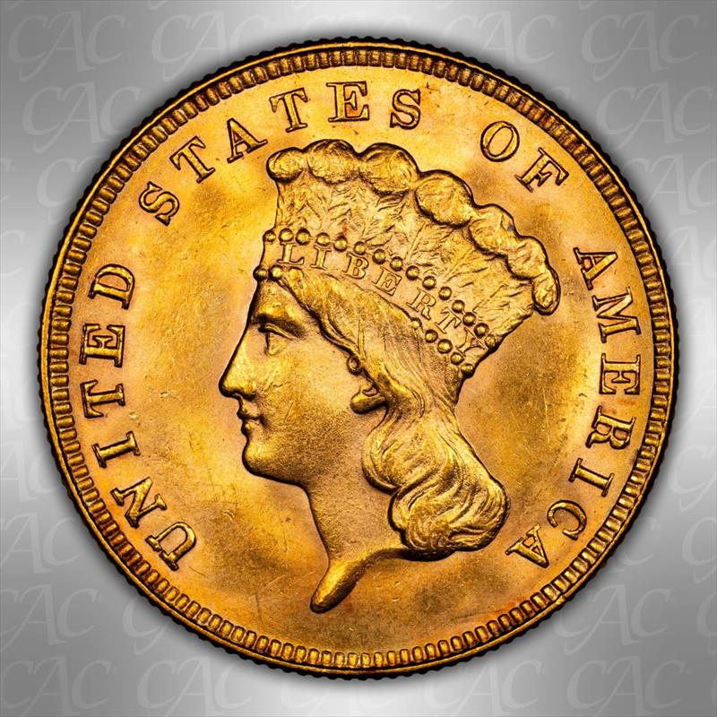 1888 $3 CACG MS 62