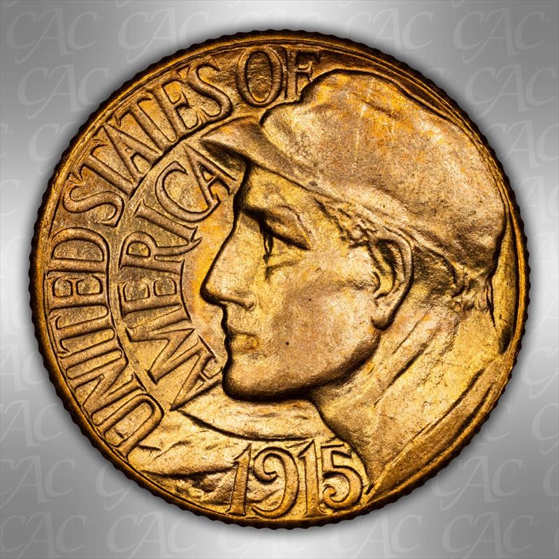 1915-S Panama-Pacific G$1 CACG MS 66 