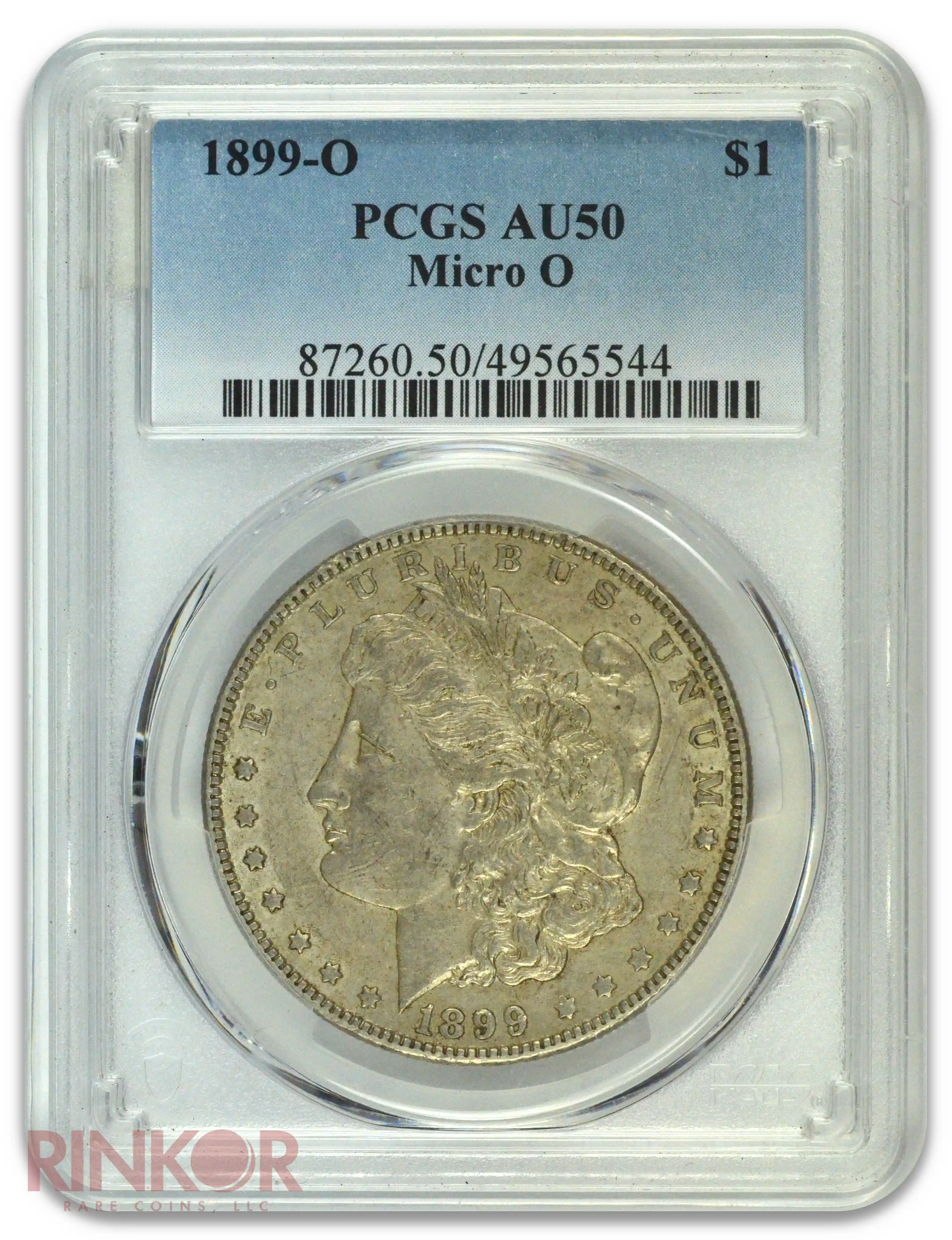 1899-O $1 Micro O Morgan Dollar PCGS AU-50