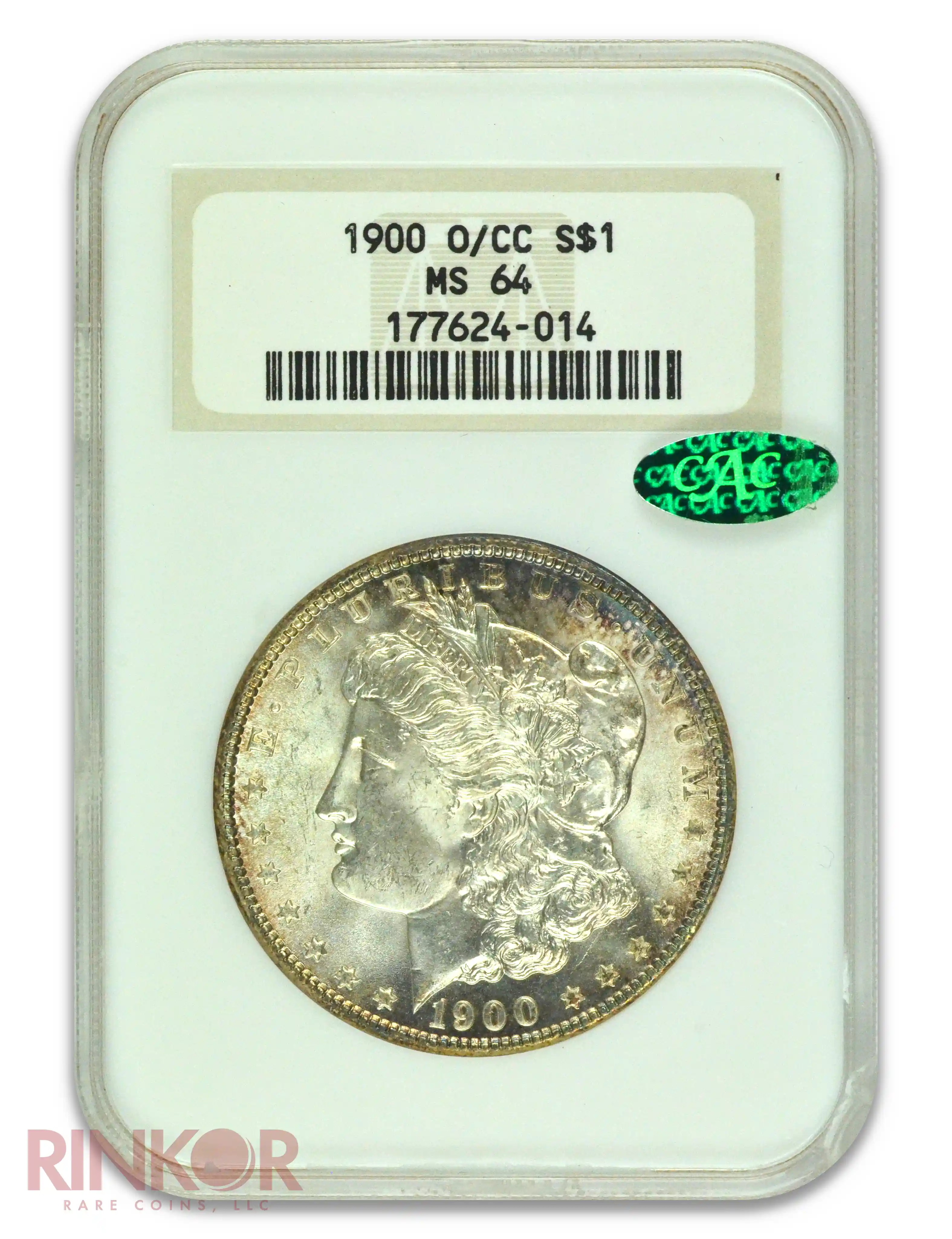 1900-O/CC $1 Morgan Dollar NGC MS 64 CAC