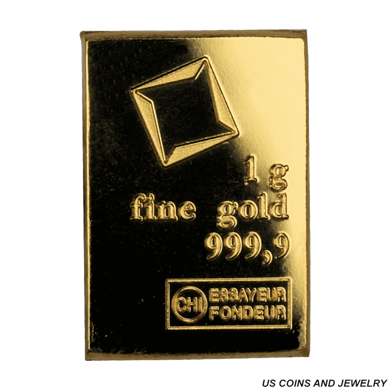 Valcambi 1g .9999 Fine Gold CombiBar   Individual 1 Gram Bar